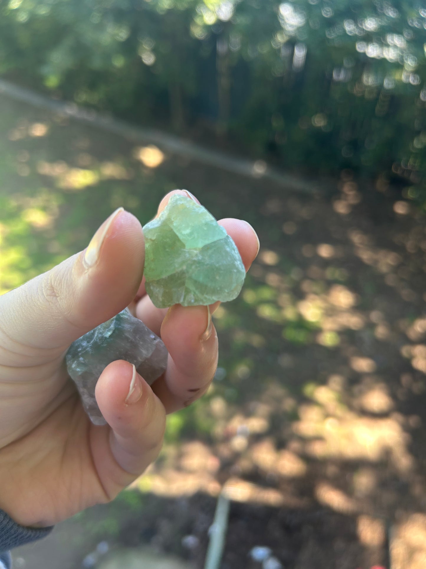 Raw fluorite