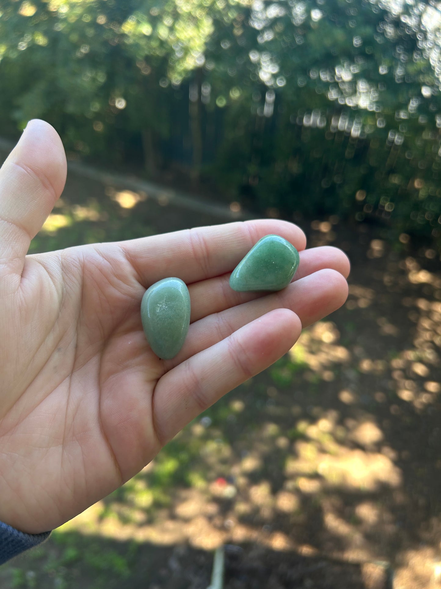 Green aventurine tumble