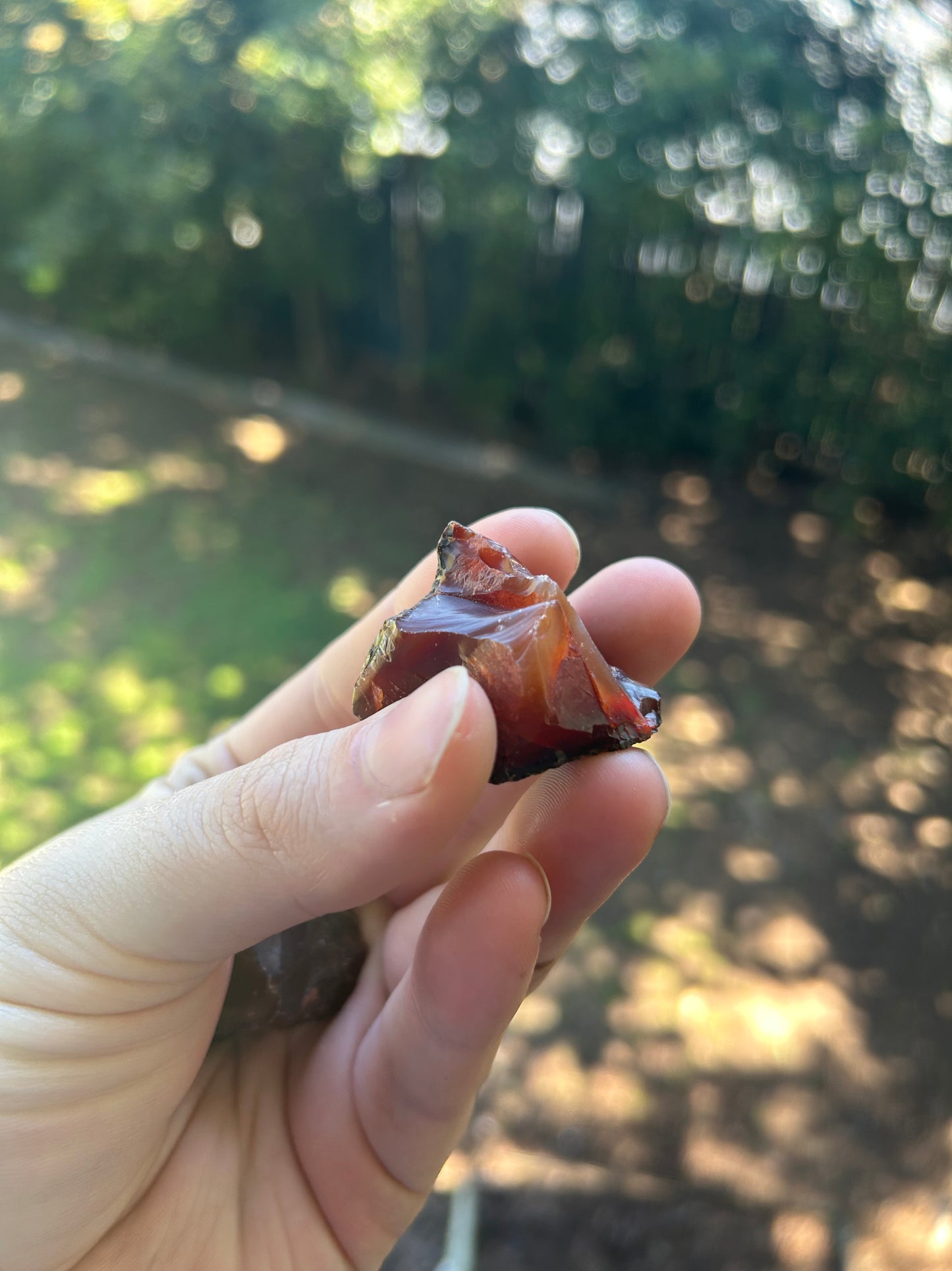 Raw carnelian
