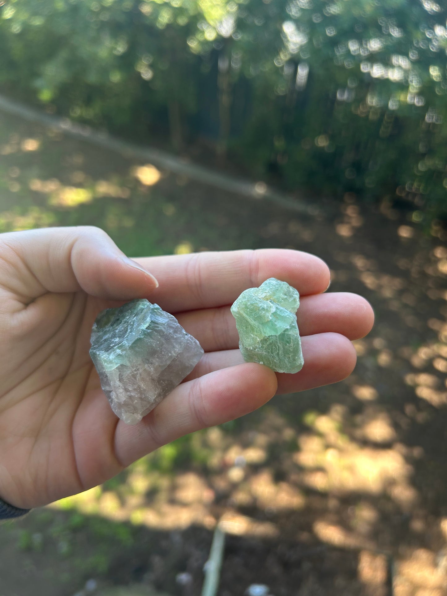 Raw fluorite