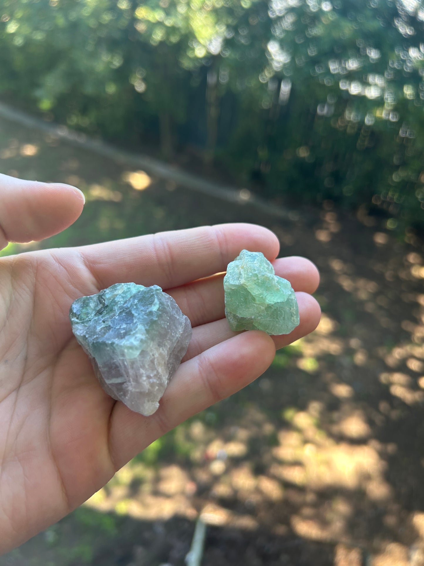 Raw fluorite