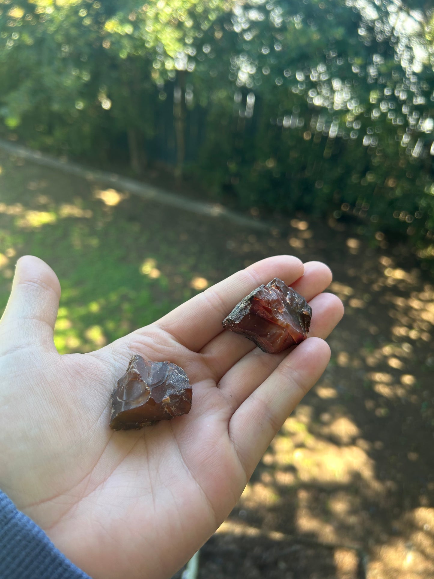 Raw carnelian