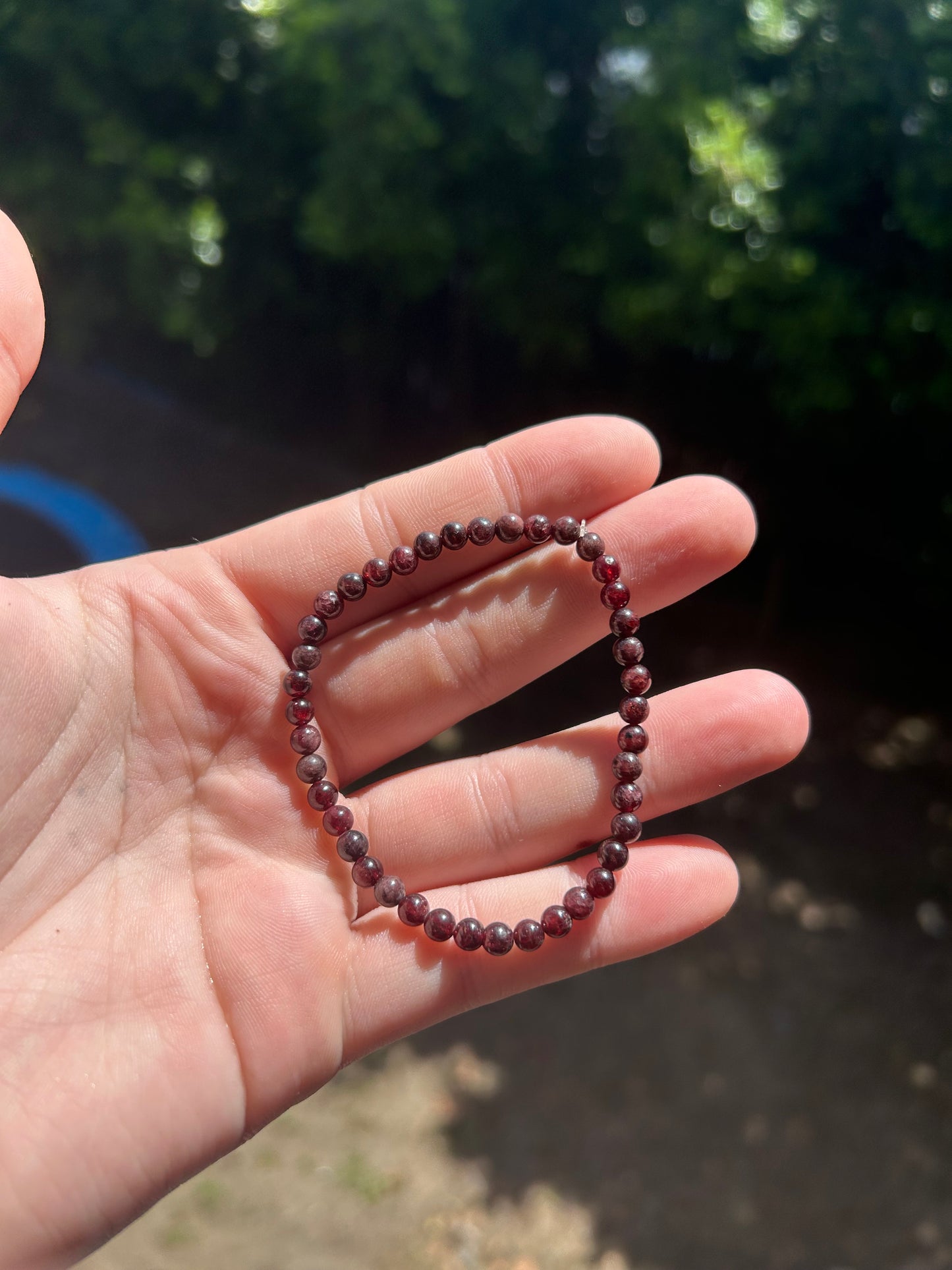 Garnet bracelet