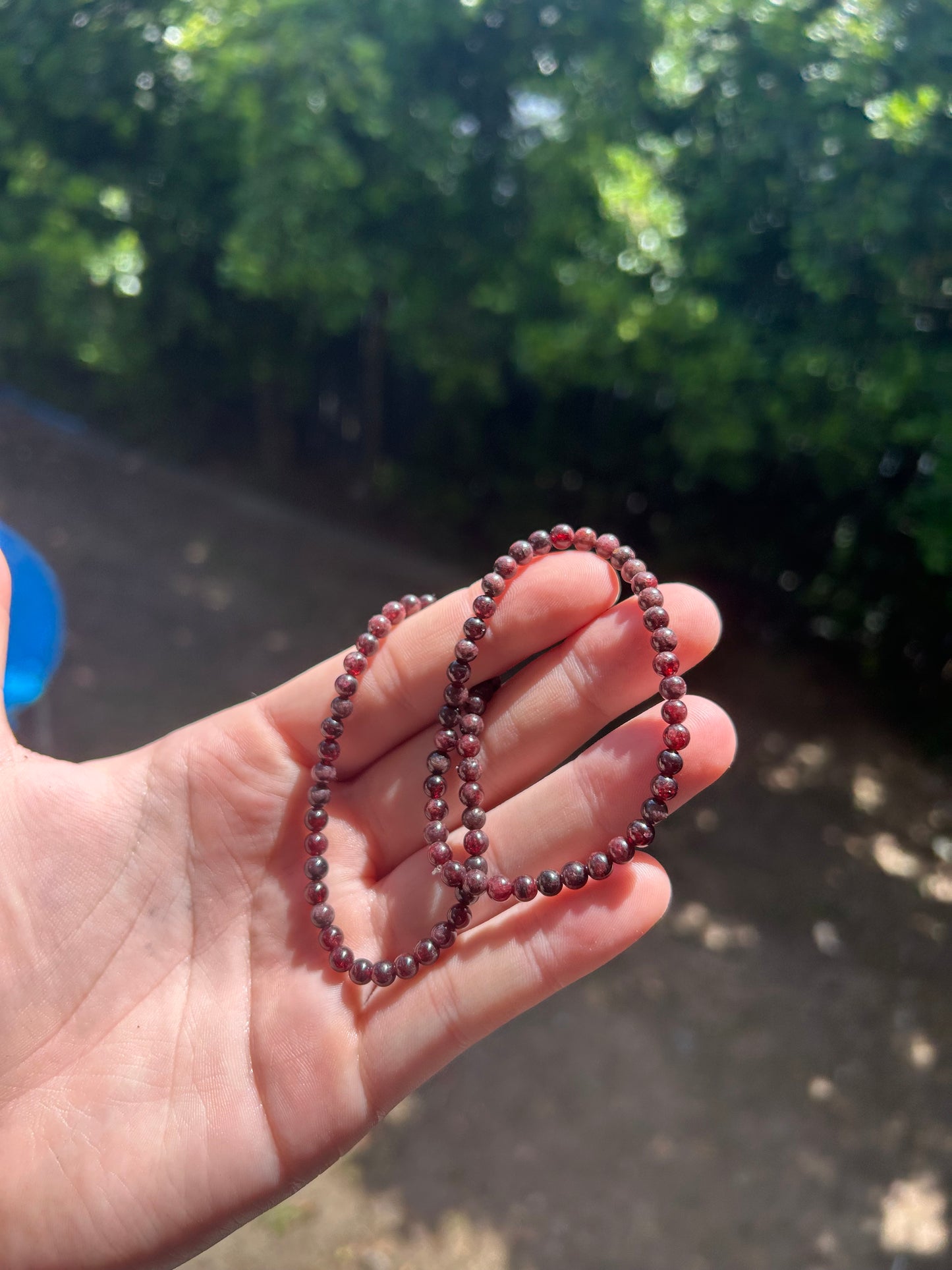 Garnet bracelet