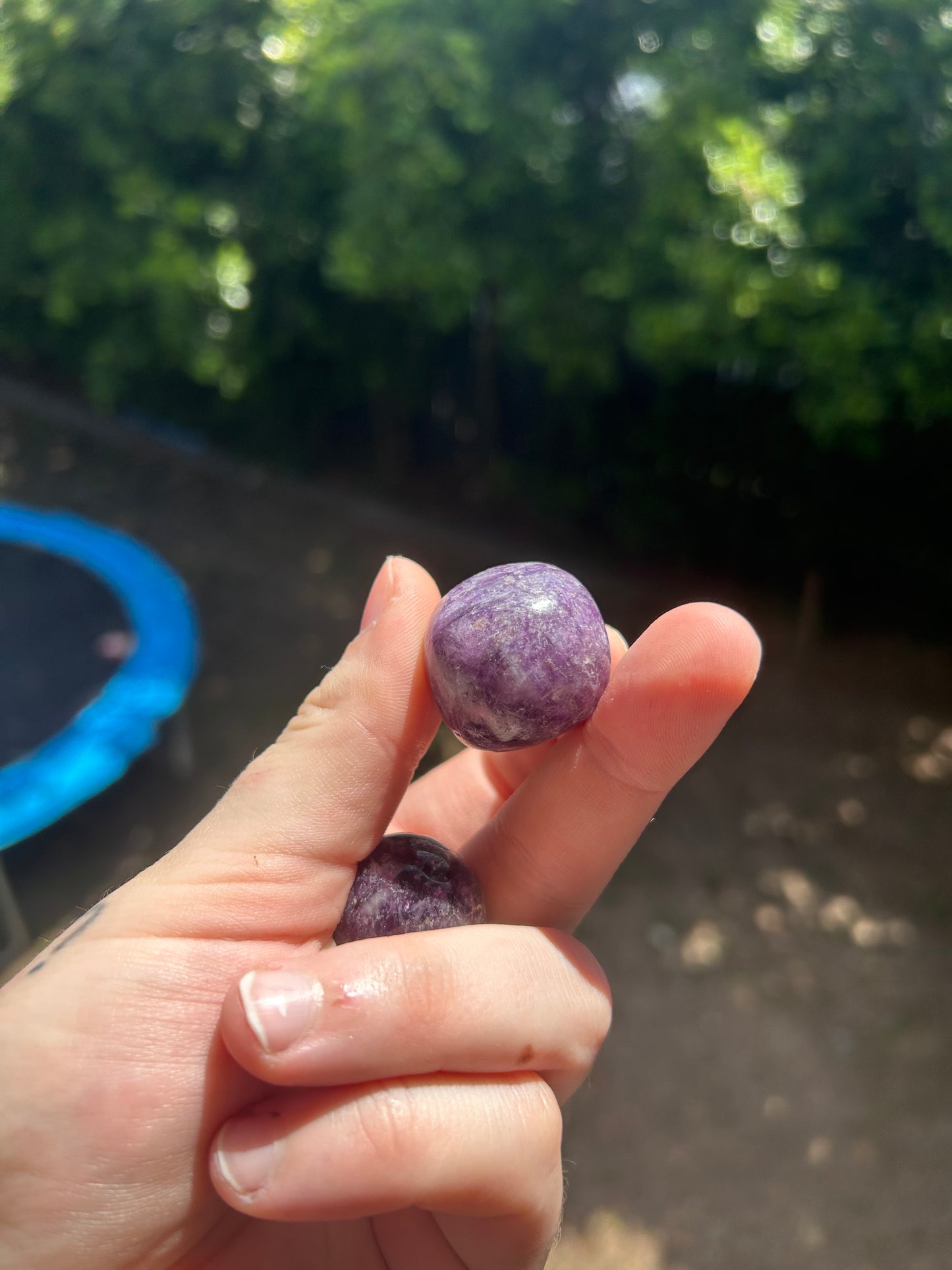 Lepidolite tumble