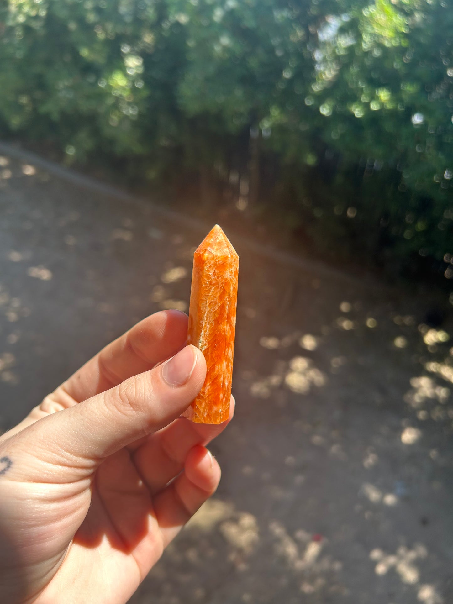 Orange sunstone tower