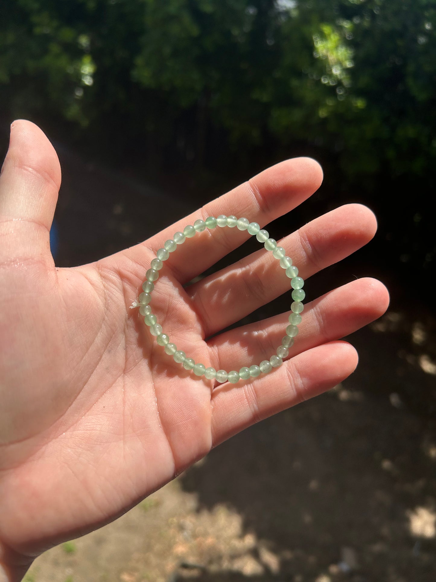 Green aventurine bracelet