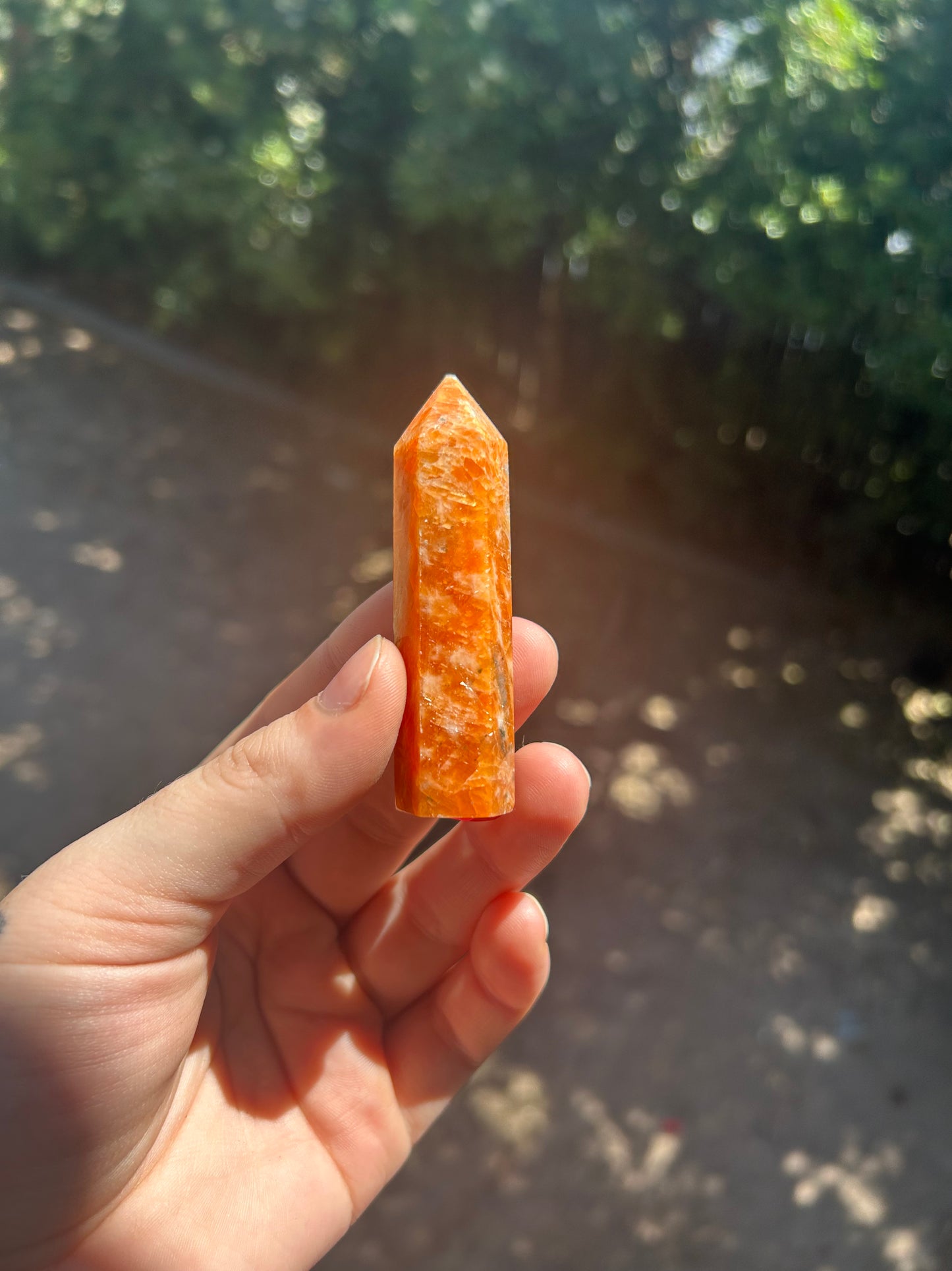 Orange sunstone tower