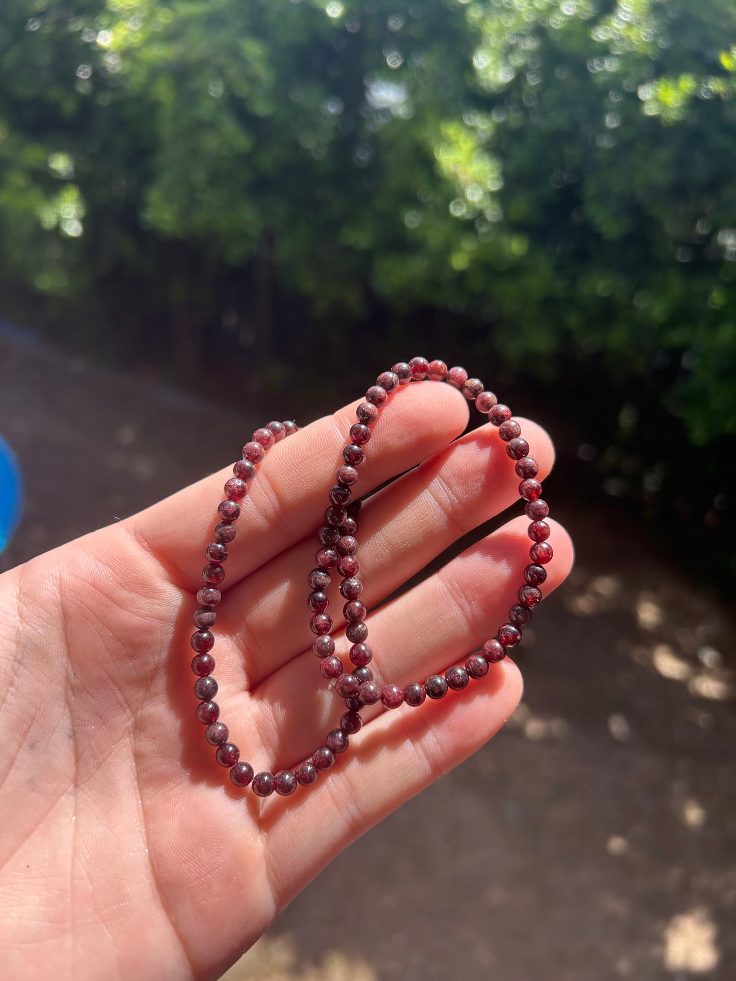 Garnet bracelet