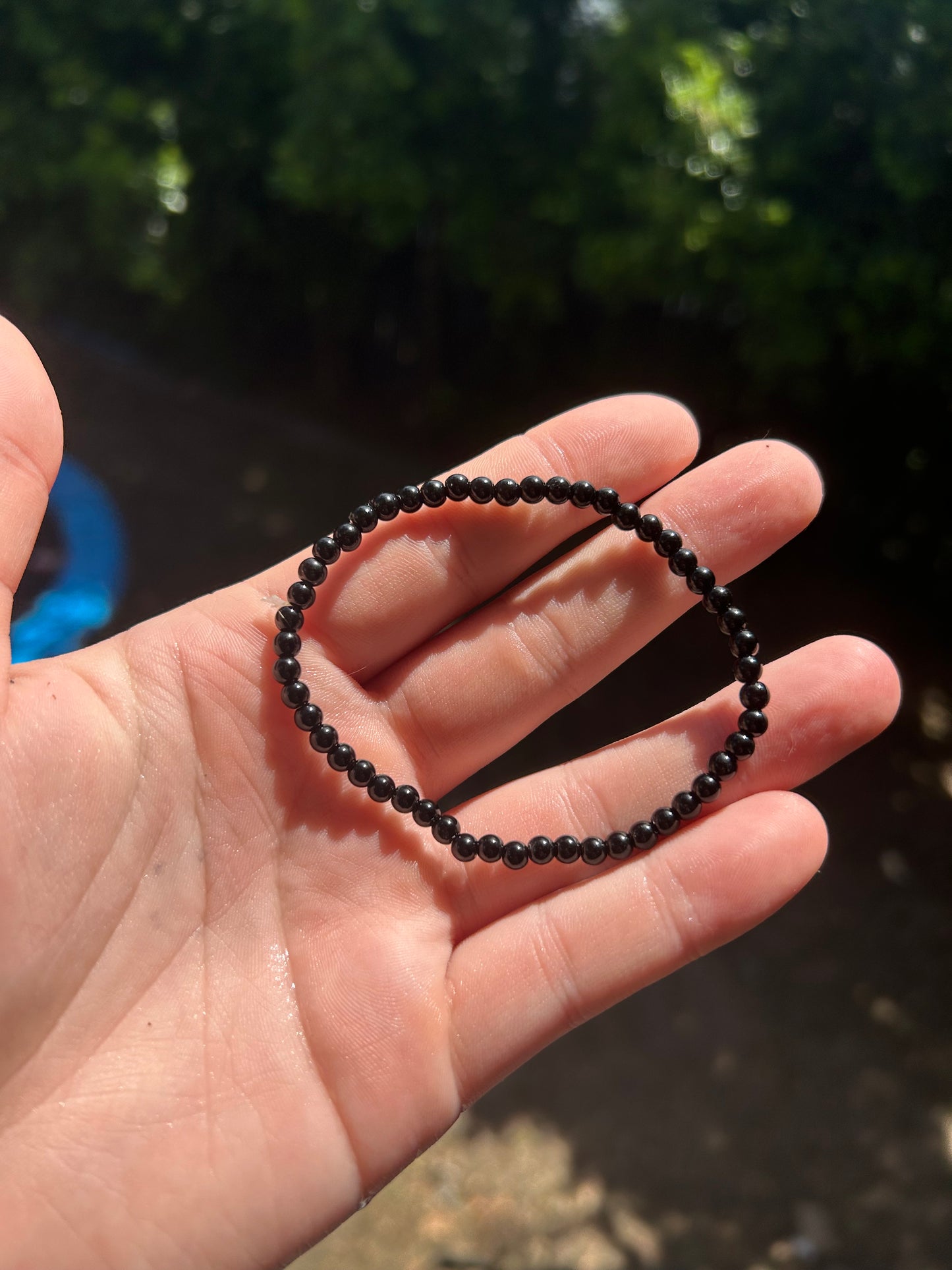 Obsidian bracelet