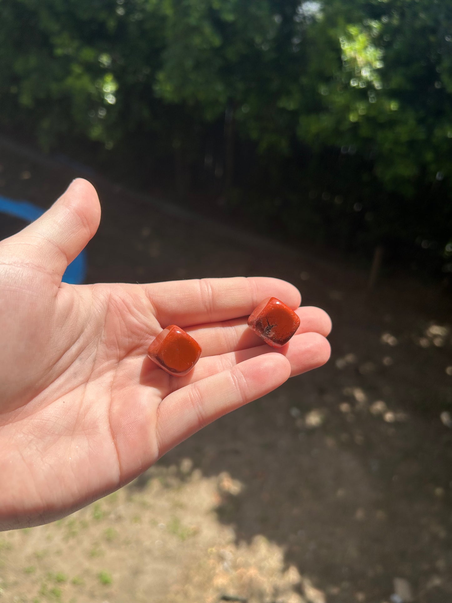 Small red jasper tumble