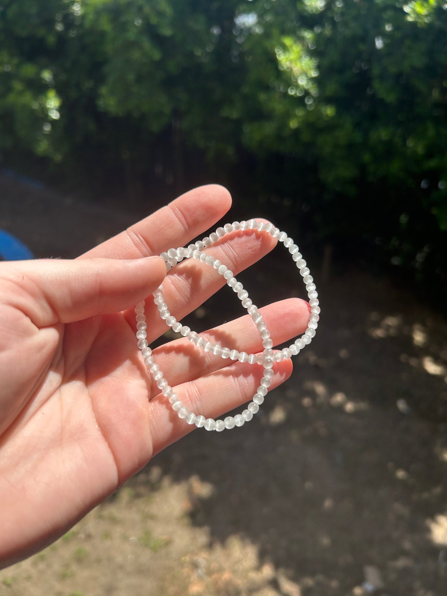 Selenite bracelet