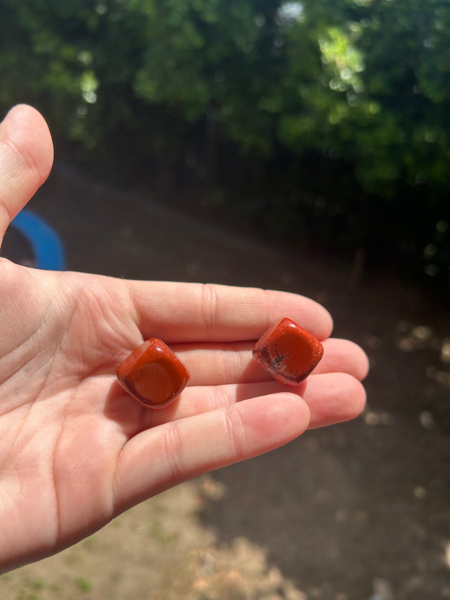 Small red jasper tumble