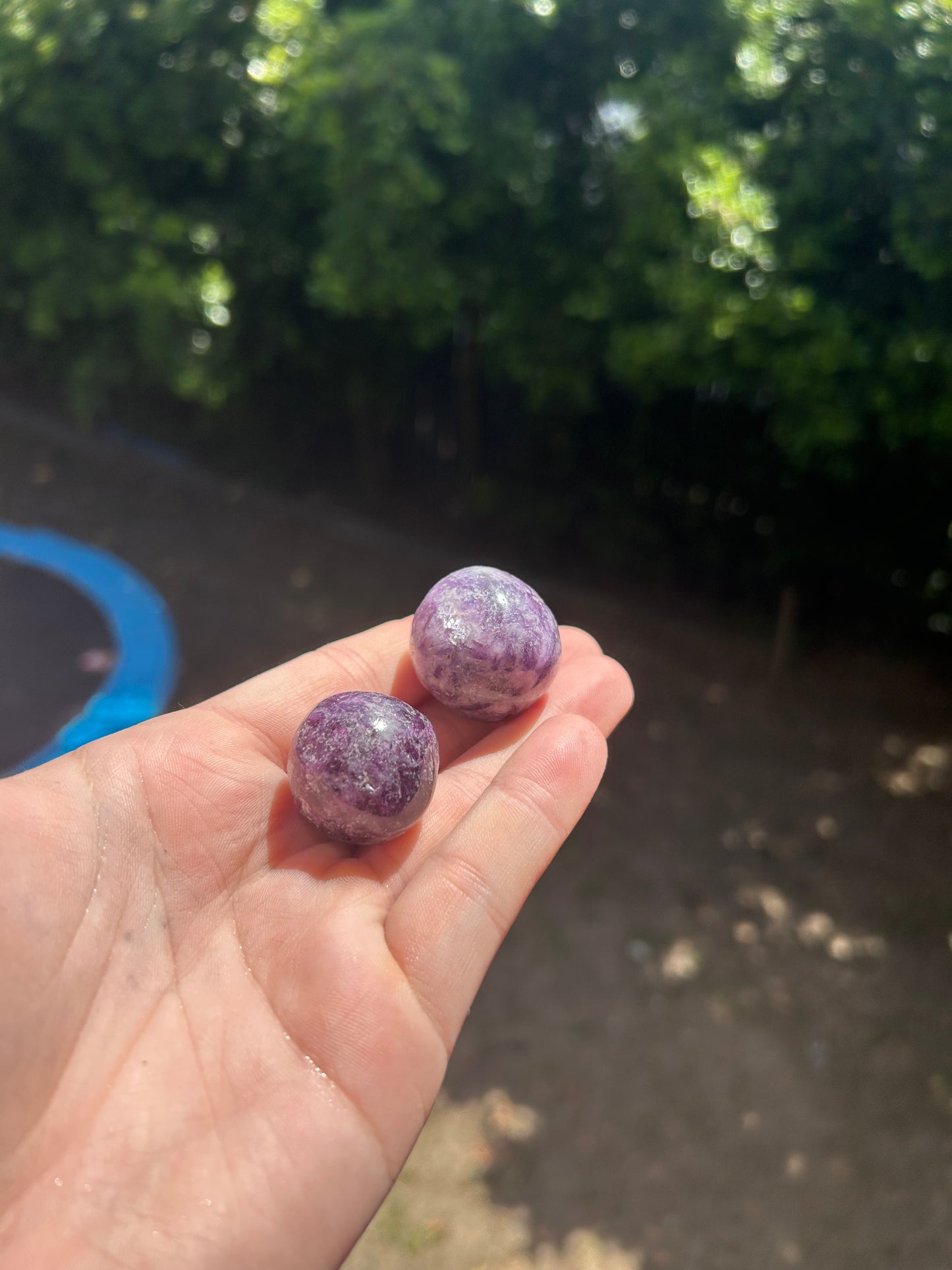 Lepidolite tumble