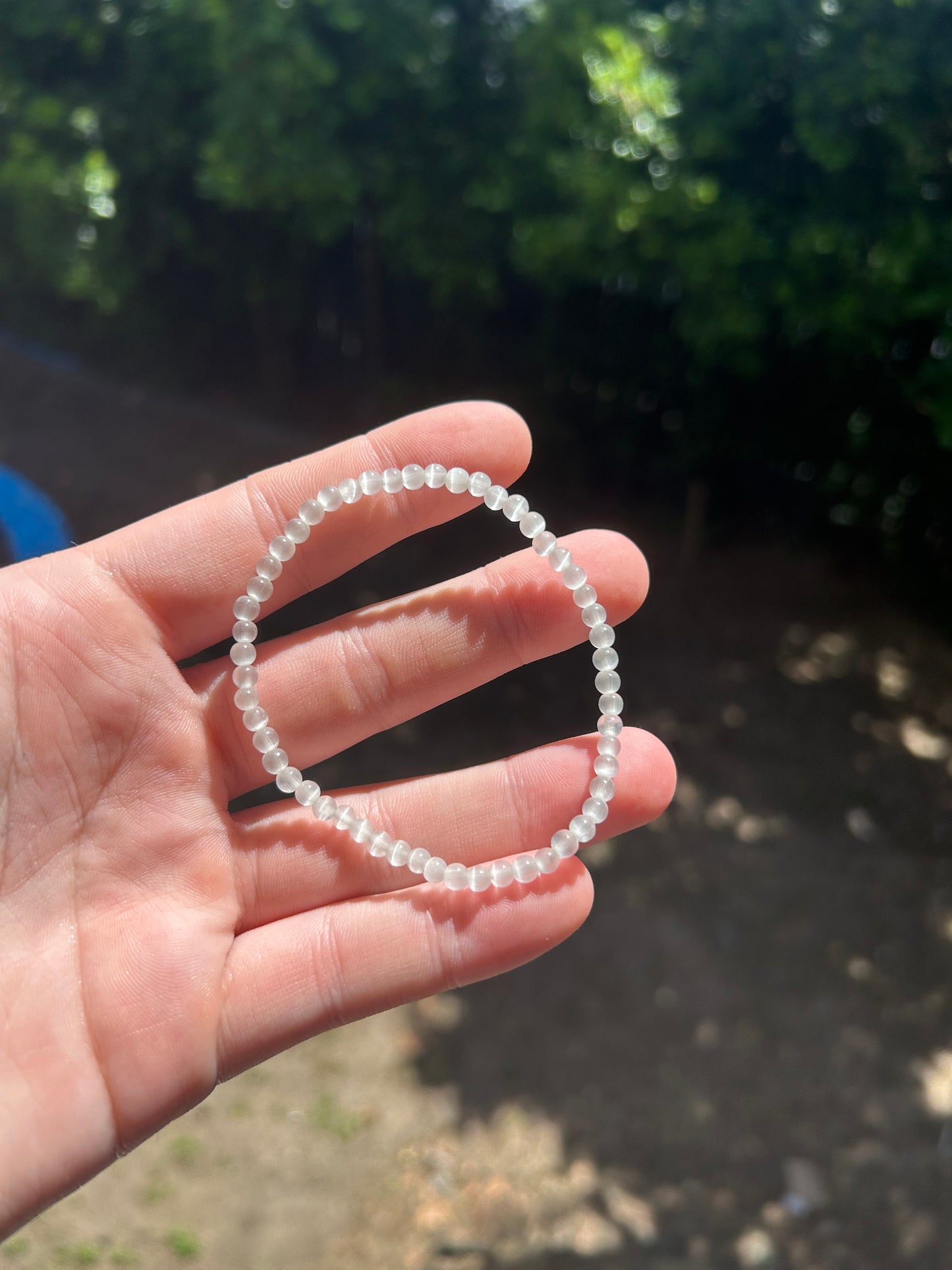 Selenite bracelet