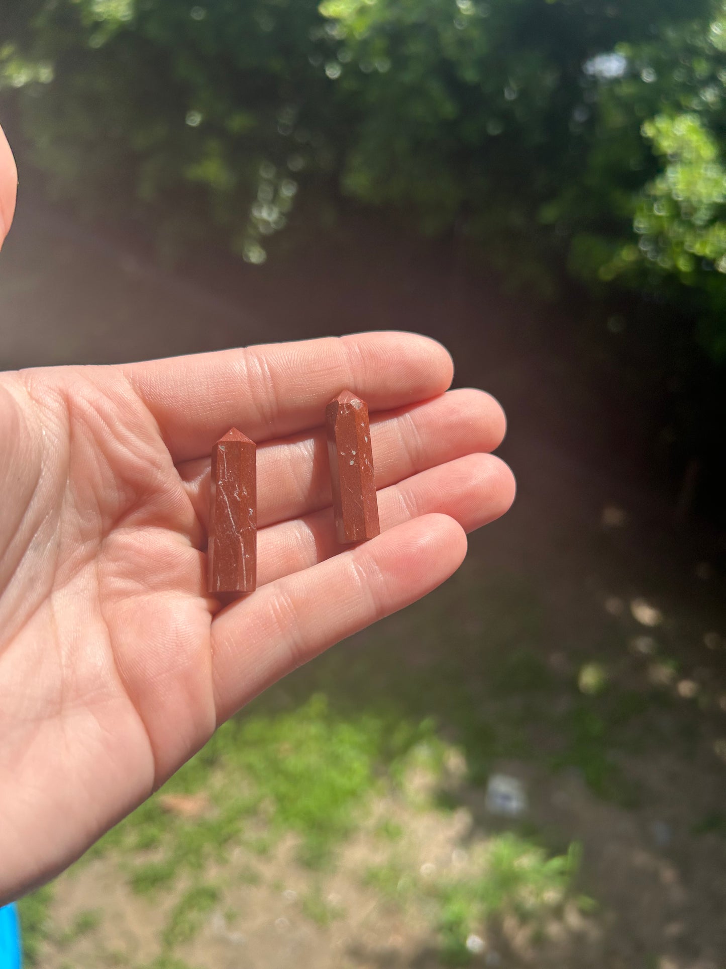 Mini red jasper tower