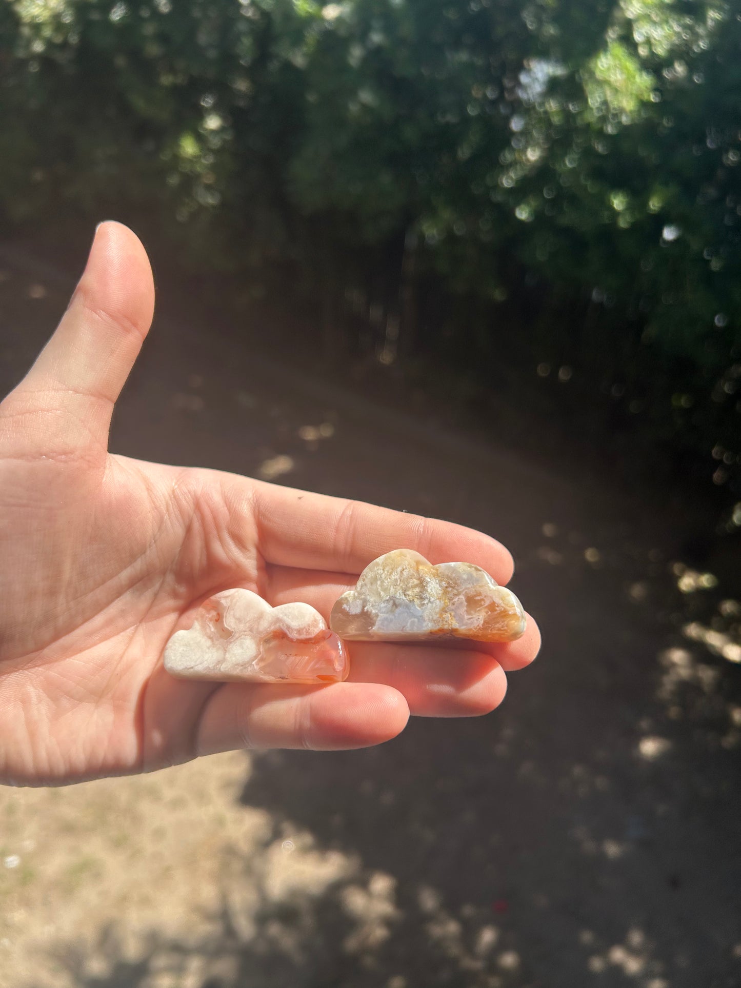 Flower agate cloud