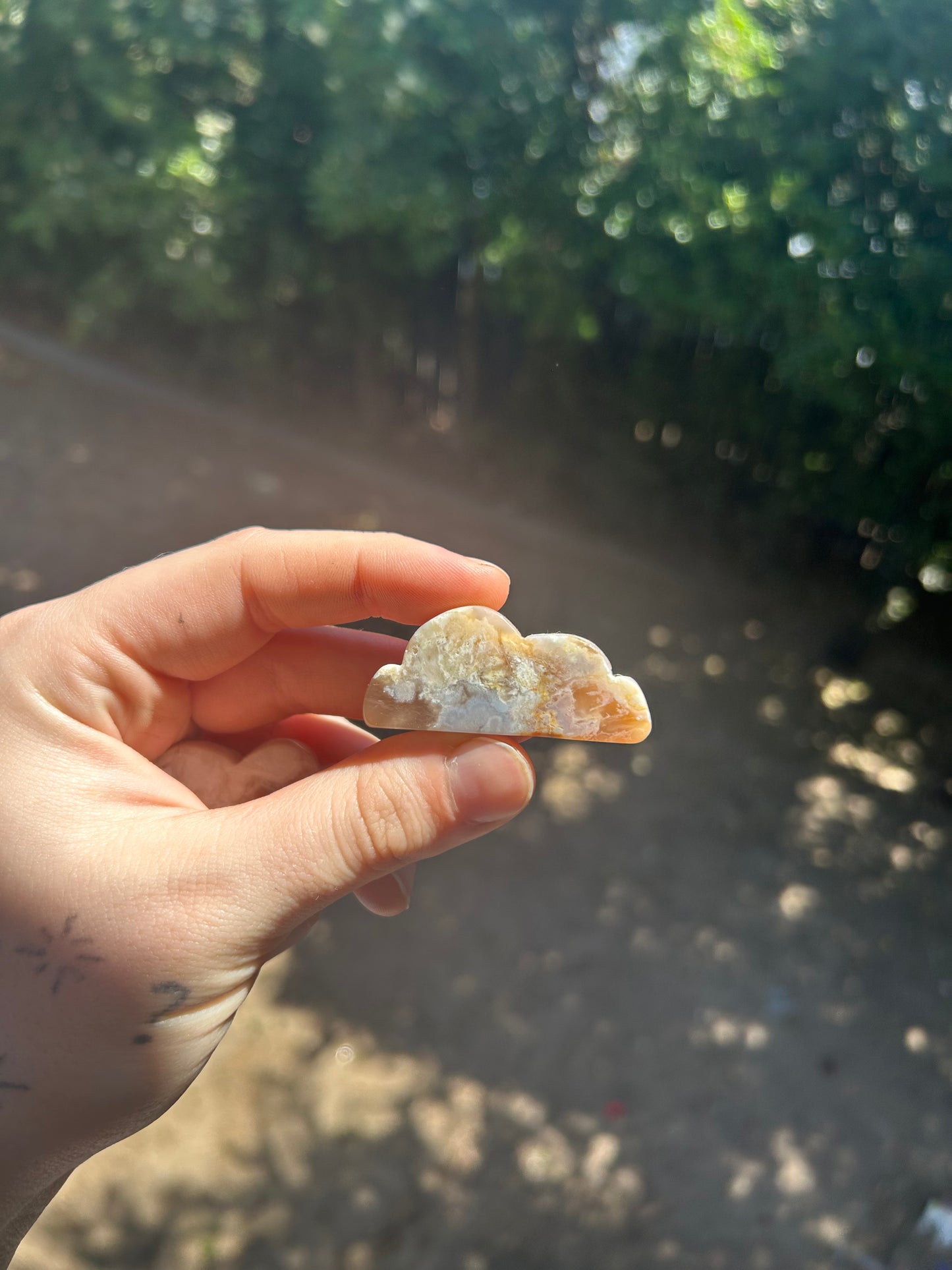 Flower agate cloud