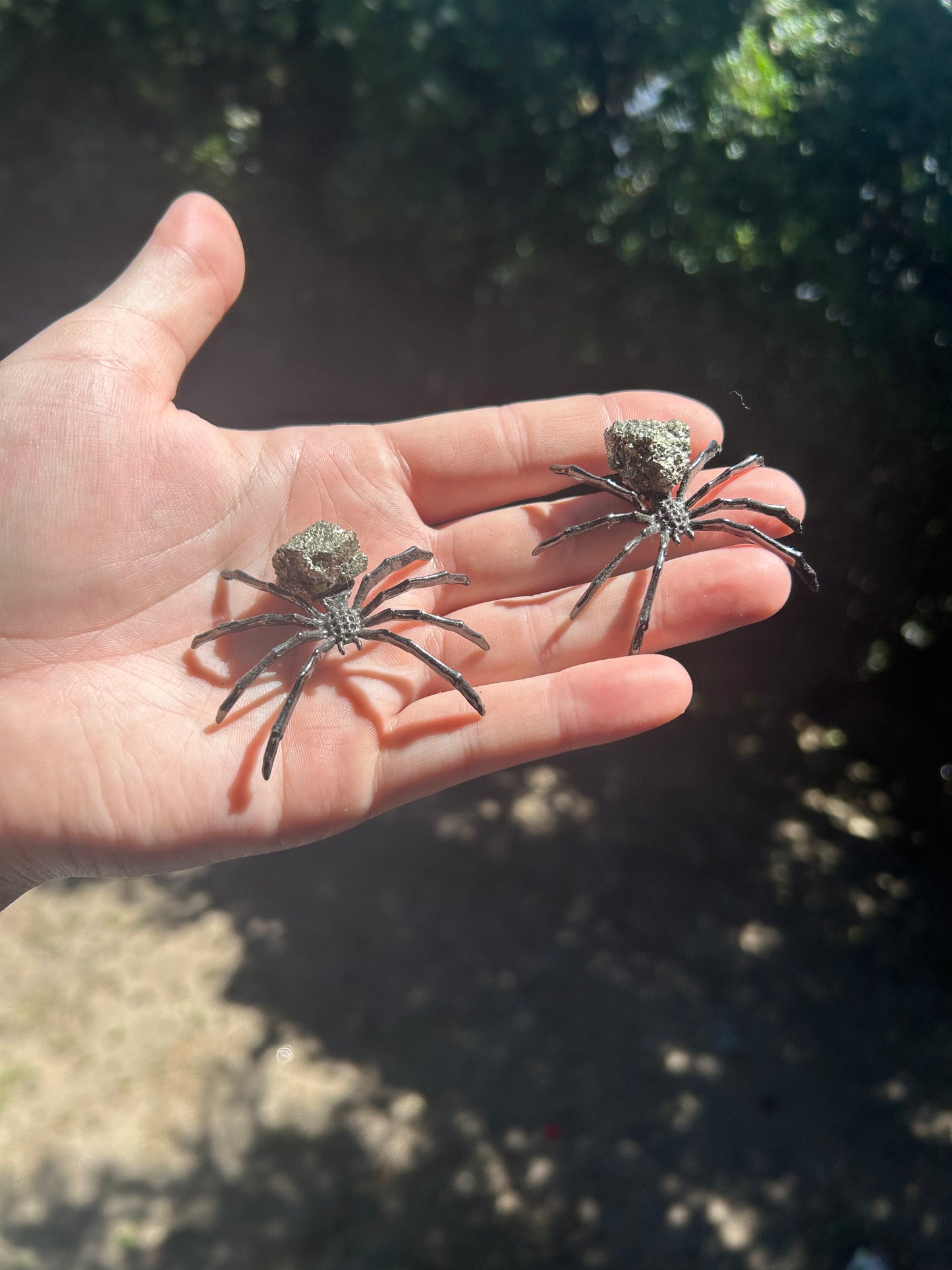 Pyrite spider