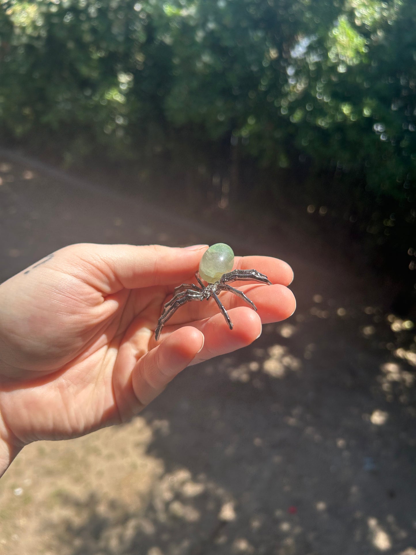 Fluorite spider